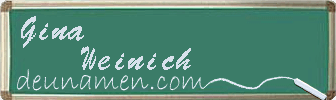 Gina Weinich Visitenkarte
